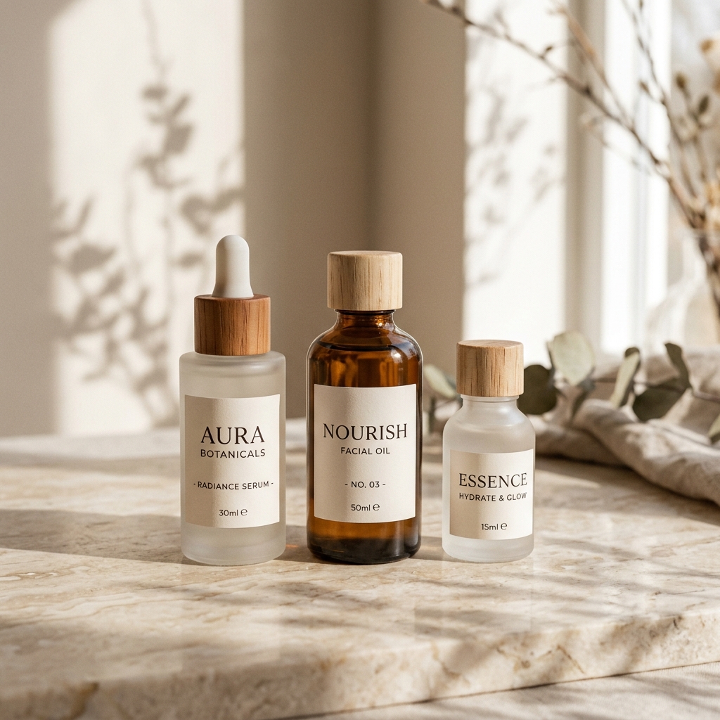 Zhadria premium skincare cosmetic presentation